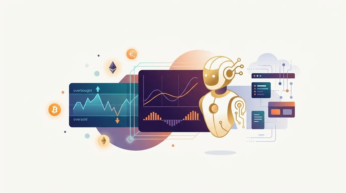A practical guide to understanding and configuring RSI and MACD signal-based crypto trading bots — how each indicator works, how to combine them to filter entries and exits, and how to build and test such a bot using Cryptohopper.AI.