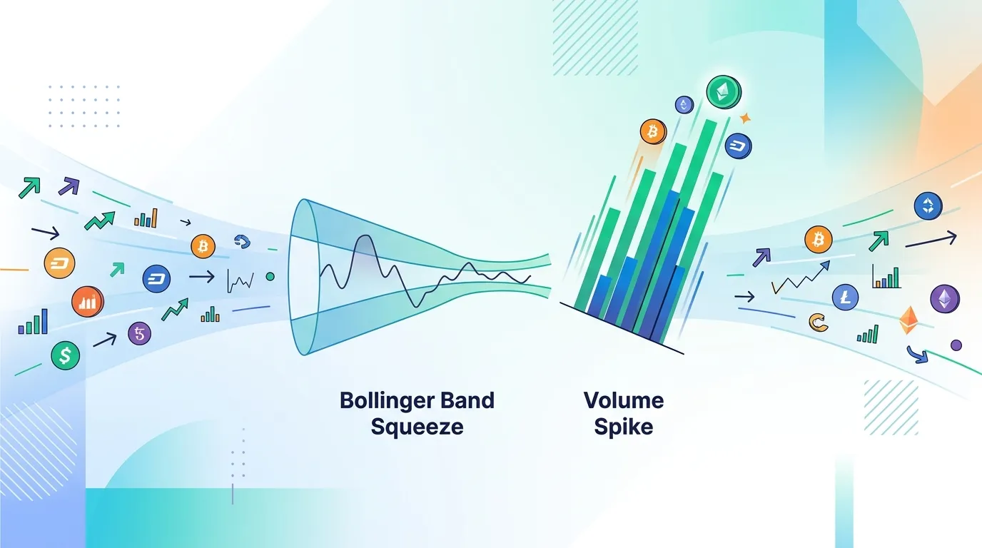 Crypto Market Screener Bot: Bollinger Band Squeeze & Volume Spike Guide