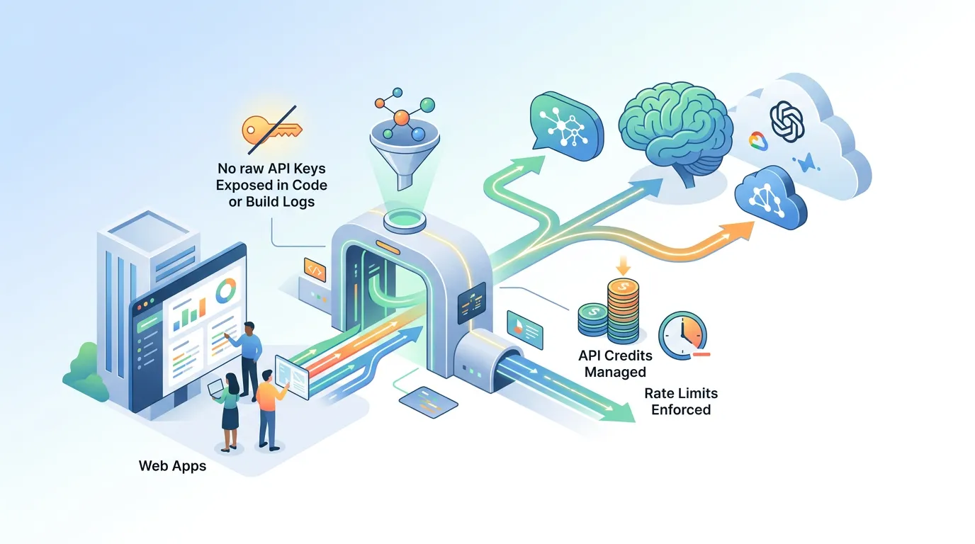 AI Gateway for Web Apps: Route LLMs, Rate Limits & Credits