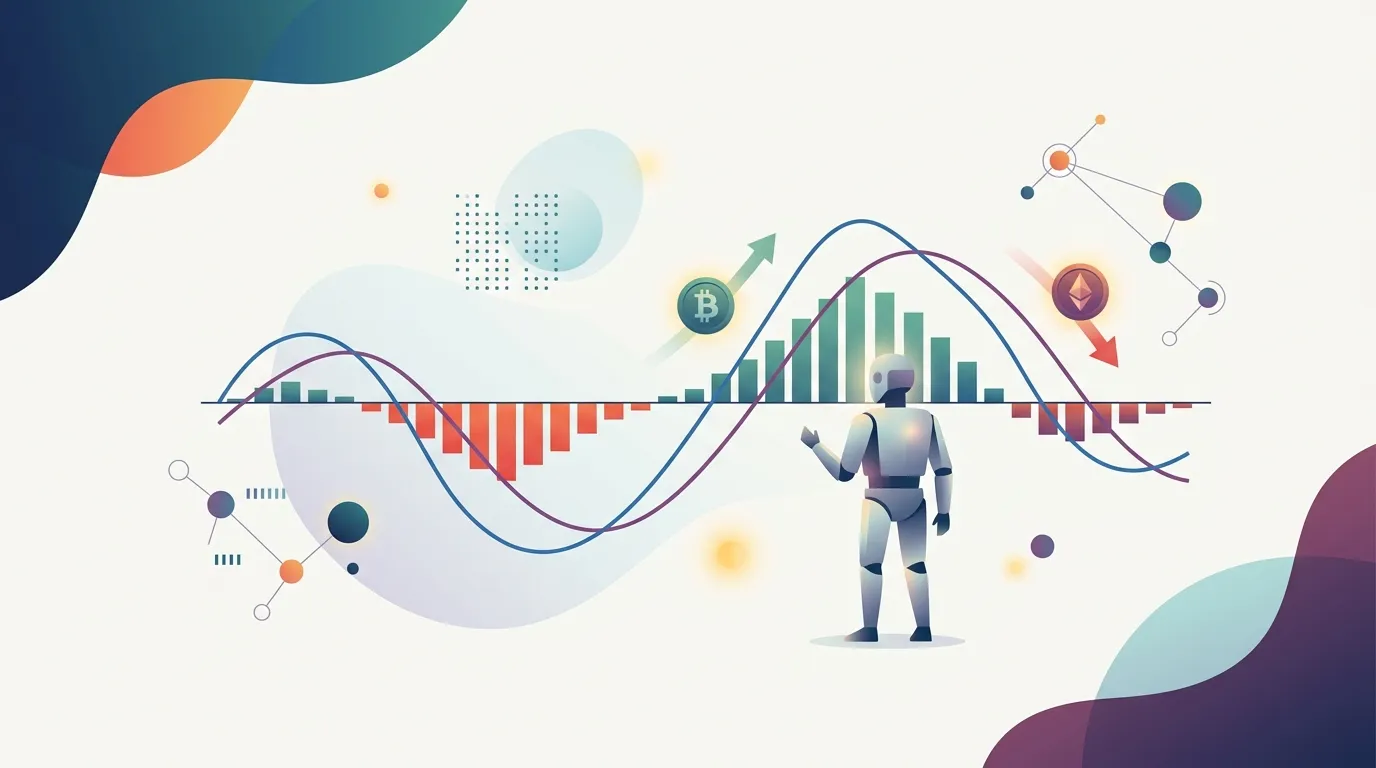 A practical guide to building a MACD crossover signal bot that automatically enters and exits crypto trades based on histogram momentum shifts.