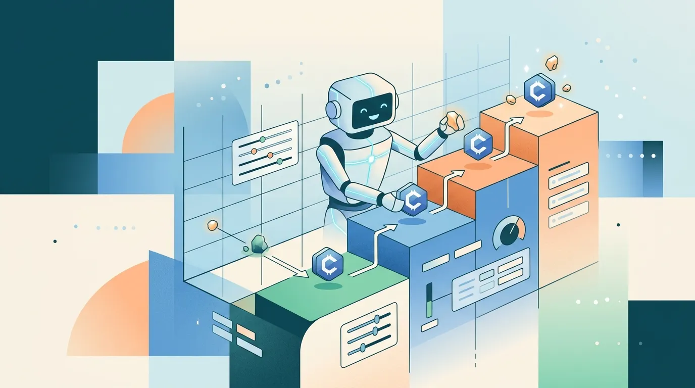 A practical guide to building a crypto grid trading bot — explaining how grid strategy works, how to configure price ranges and grid levels, and how to use an AI builder like Cryptohopper.AI to deploy one without writing code.